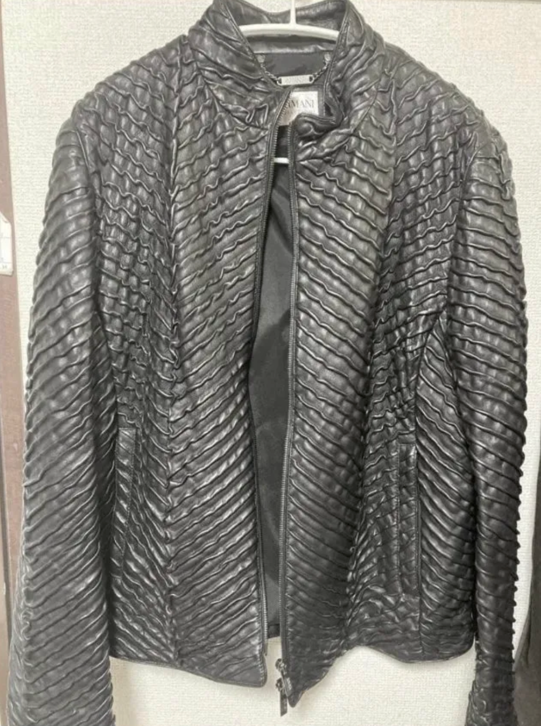 quilted leather jacket