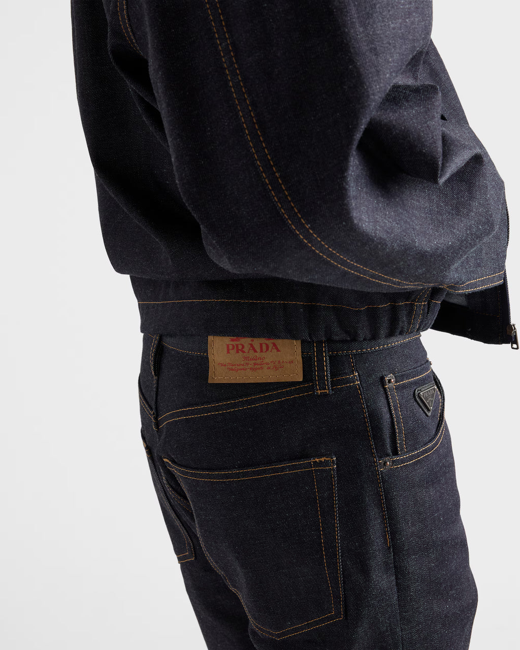 Low Rise Straight - Raw Indigo