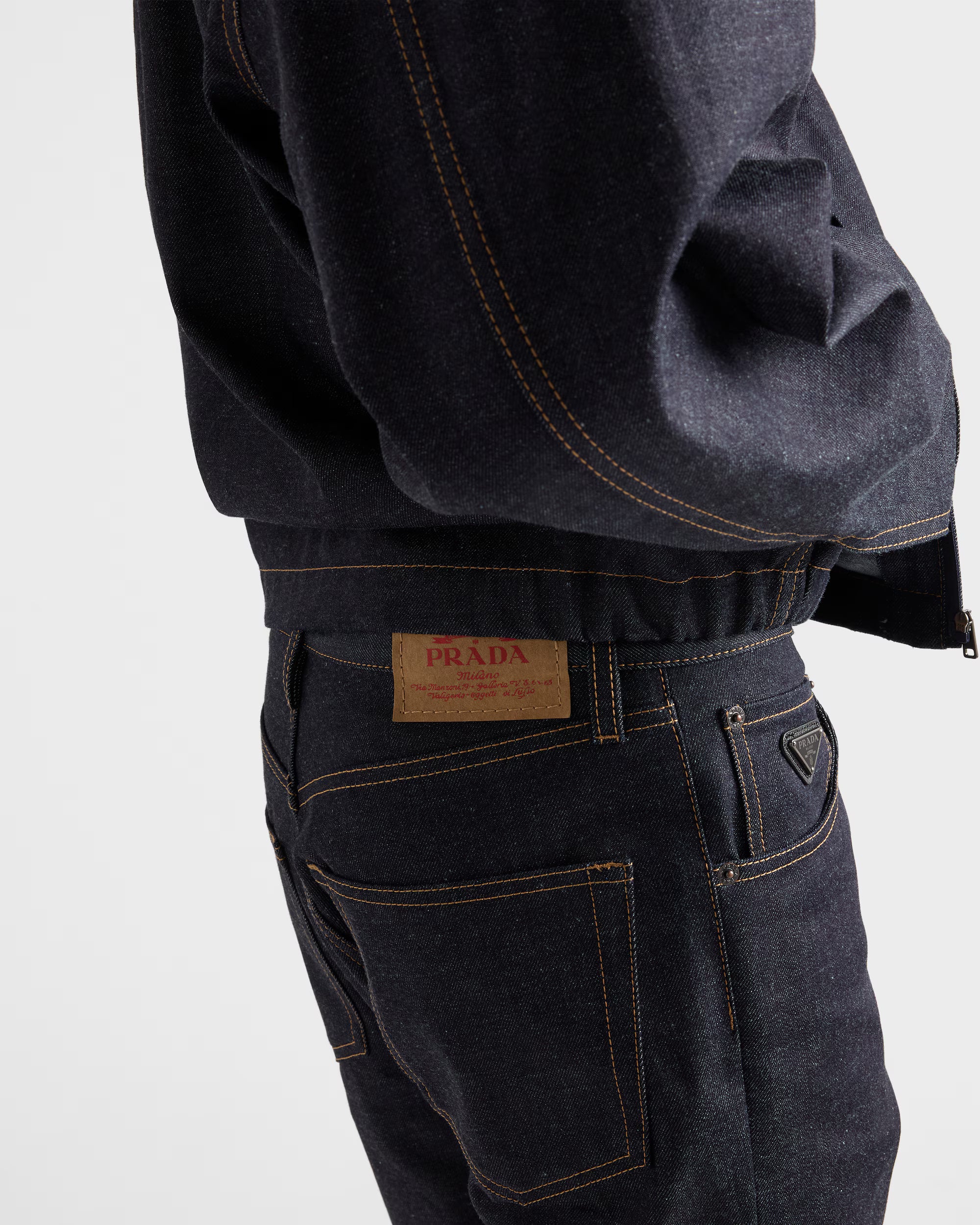 Low Rise Straight - Raw Indigo