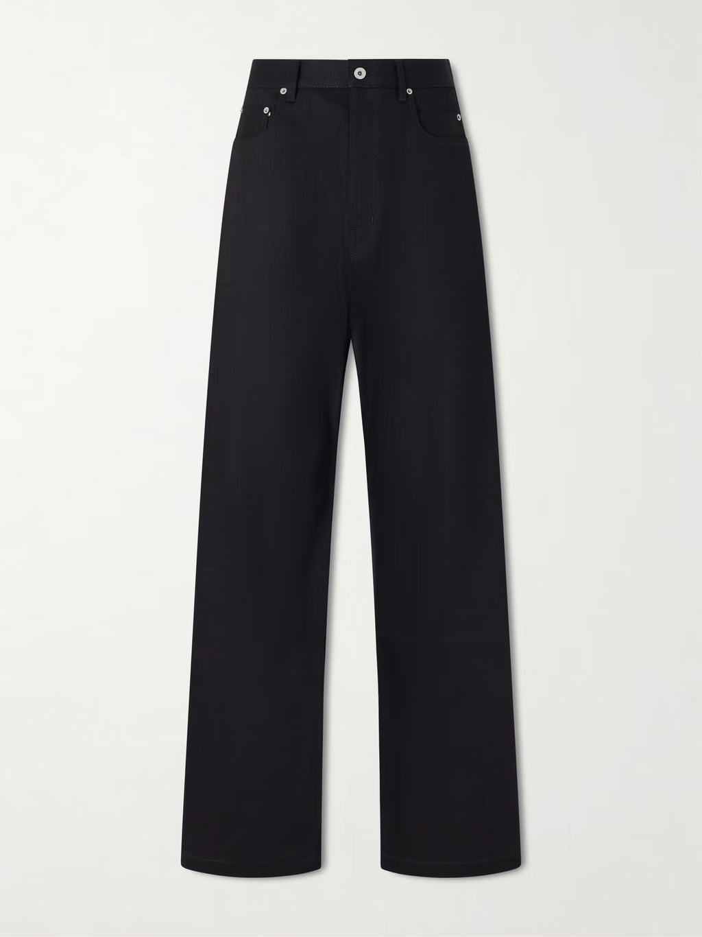 Low Rise Straight - Raw Black