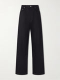 Low Rise Straight - Raw Black